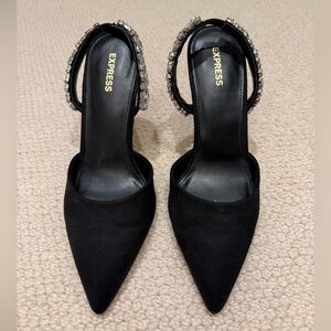 Express Crystal Slingbacks